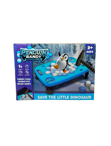 Juego De Mesa Pingüino En Hielo: Rompe Bloques Para Rescatar-1