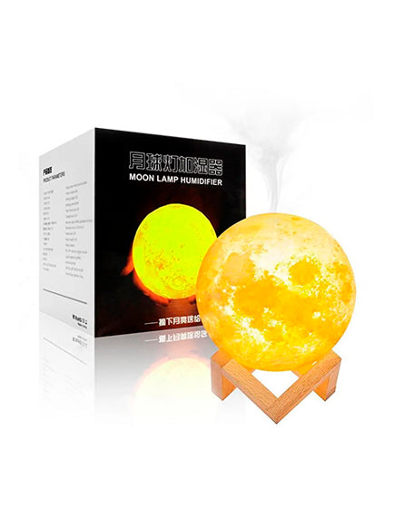 Difusor Aroma Humidificador Luna Lampara 3D-1