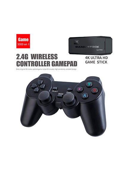 Consola De Juegos Retro Inalambrica 4k HDMI Game Stick 2.4G-3