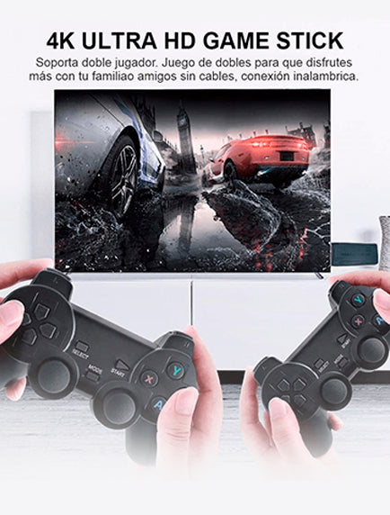 Consola De Juegos Retro Inalambrica 4k HDMI Game Stick 2.4G-5