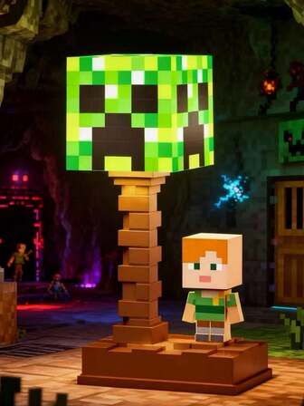 Lámpara de noche - Minecraft-3