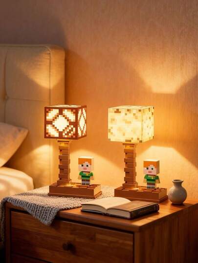 Lámpara de noche - Minecraft-2