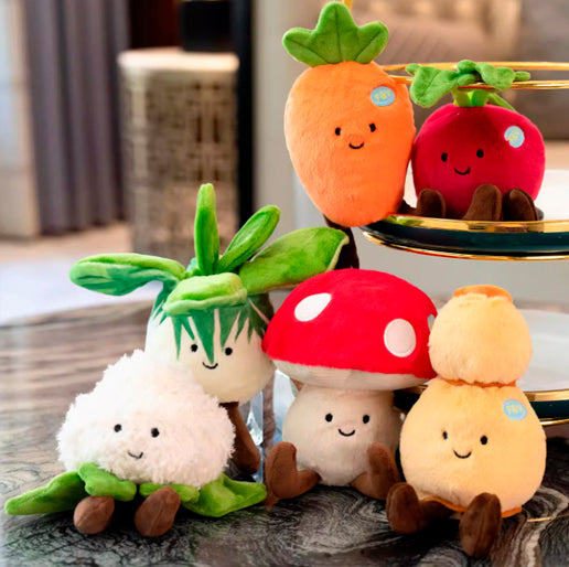 Peluche de Verduras Súper Tiernas y Suaves