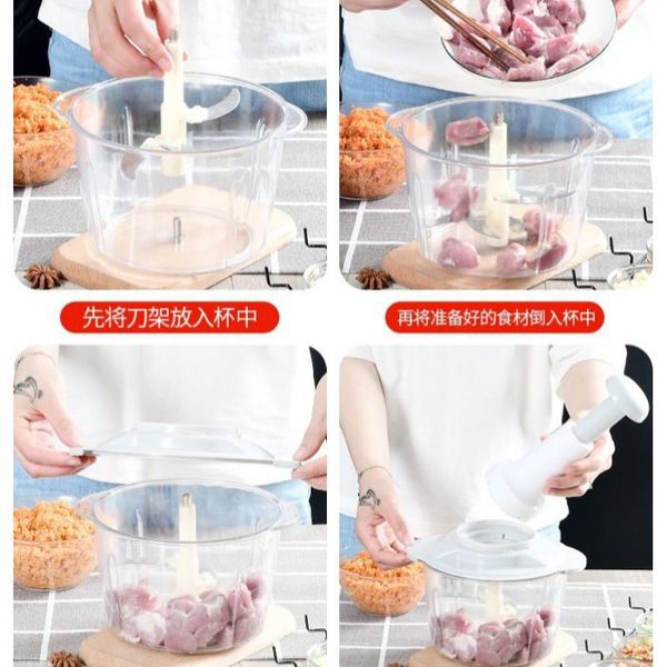 Picatodo - Procesador Manual de Alimentos-4