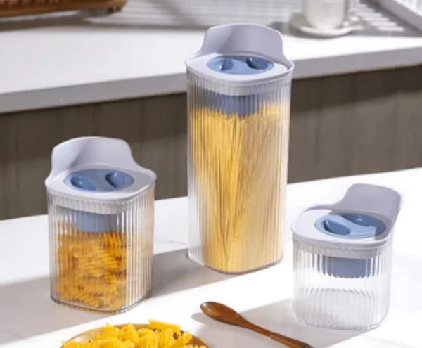 Almacenamiento de plástico sellado - 3 Piezas-2