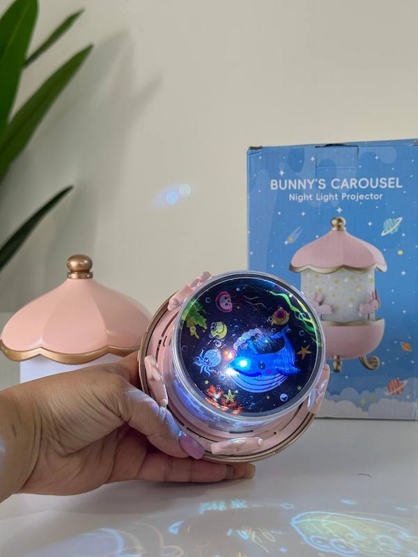 Lampara Proyector Infantil Giratorio - Bluetooth-17