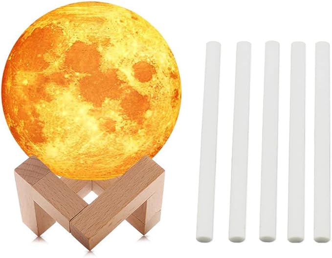 Difusor Aroma Humidificador Luna Lampara 3D-6