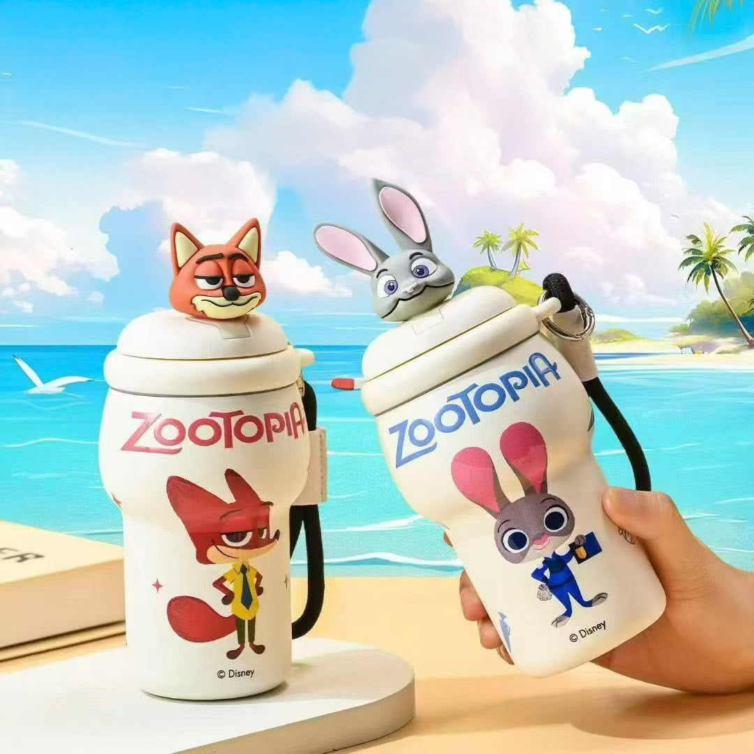 Termo térmico de acero inoxidable - Zootopia-4