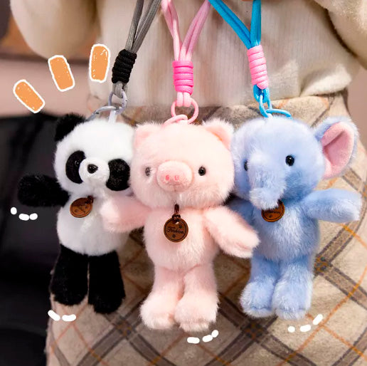 Llaveros de Animalitos de Peluche Súper Tiernos-3