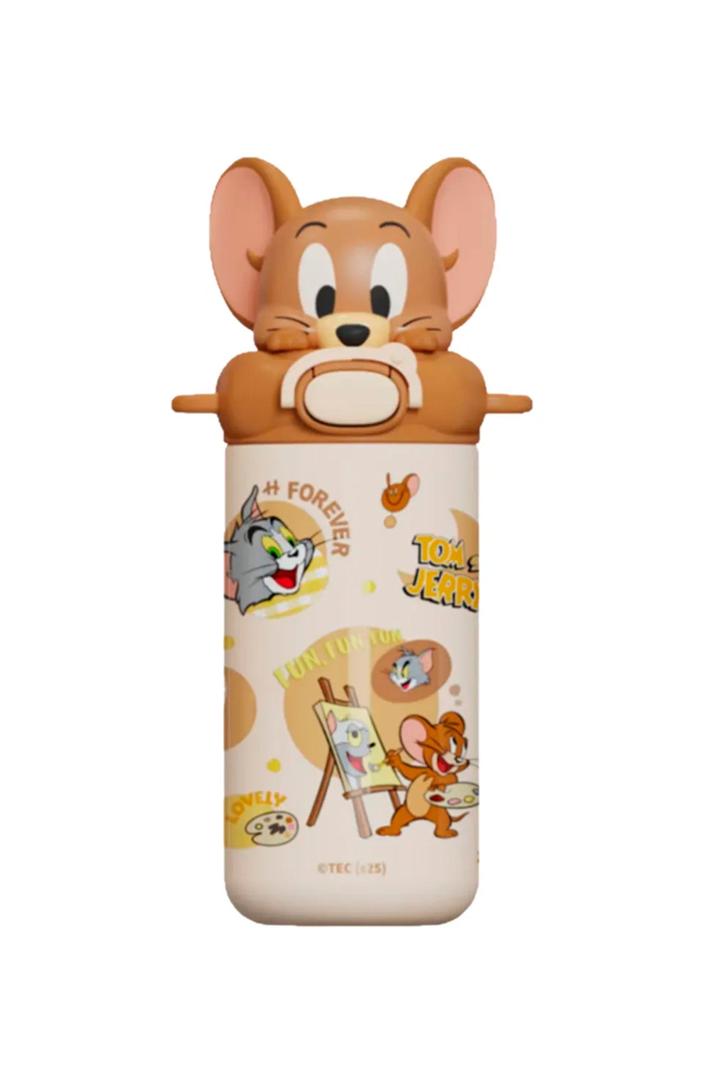 Termo de Acero Inoxidable Tom & Jerry – Mantiene Calor y Frío