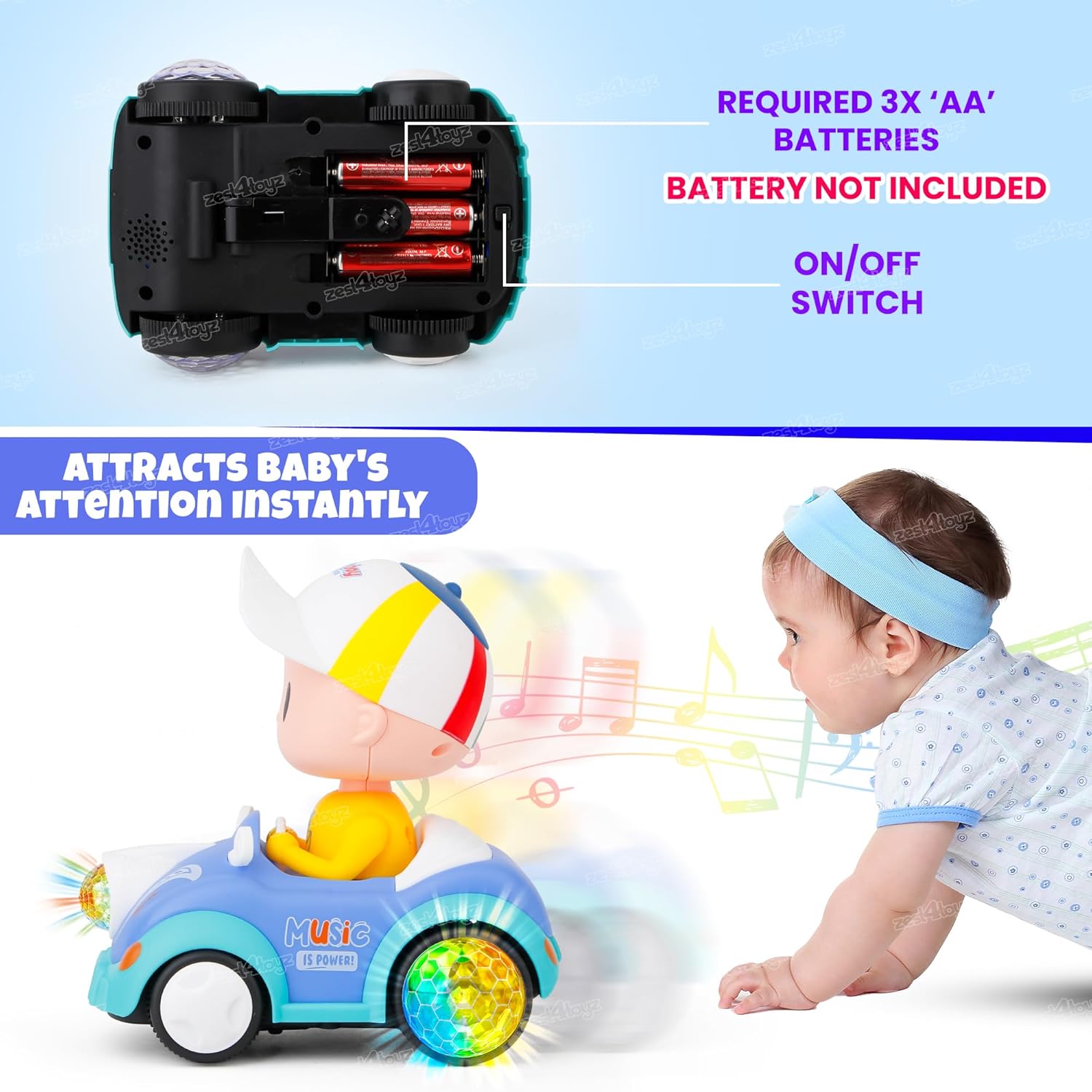 Carro Acrobático Musical para Niños-4