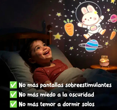 Lampara Proyector Infantil Giratorio - Bluetooth-7