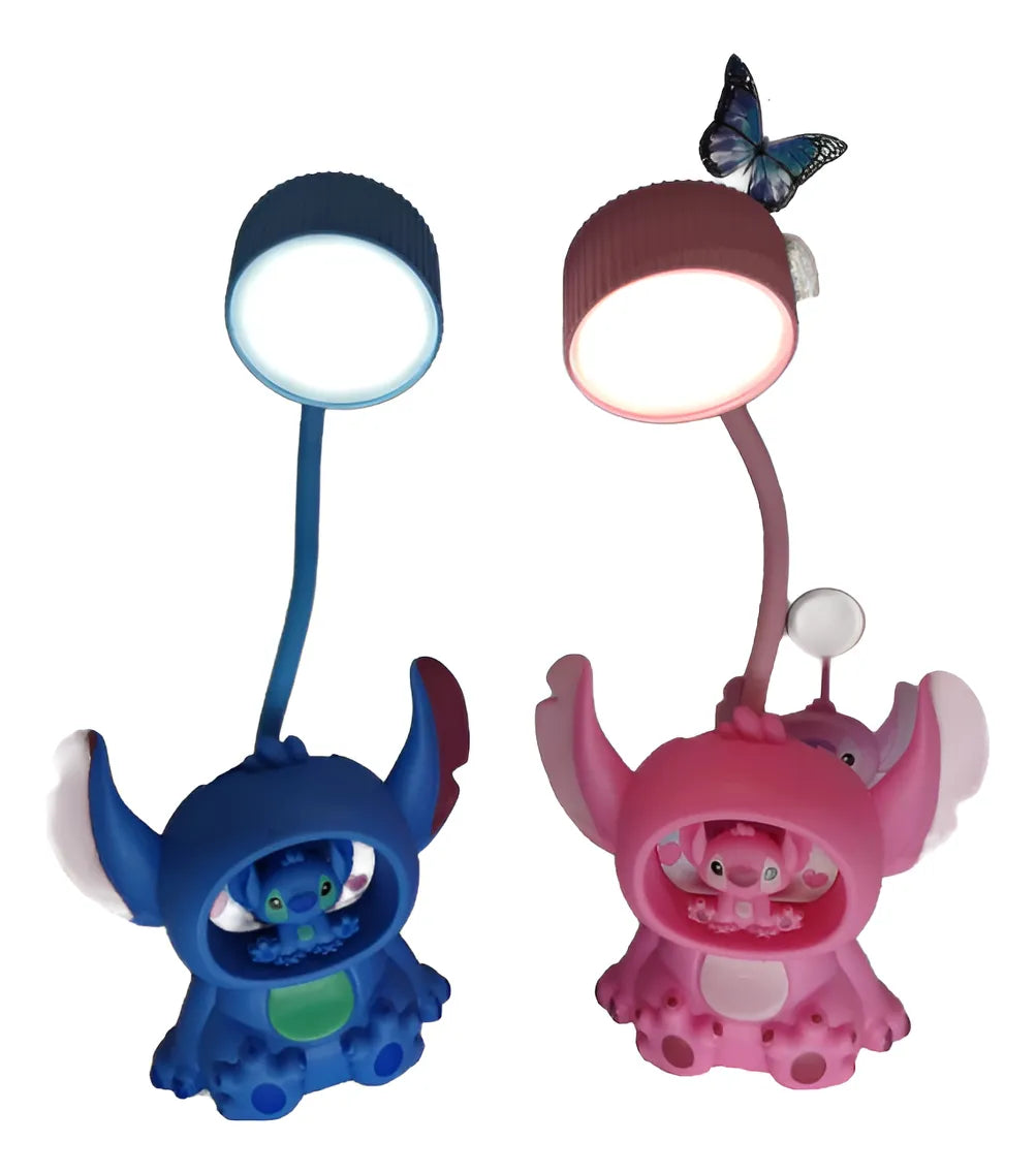 Lámpara De Escritorio Led Infantil Stitch