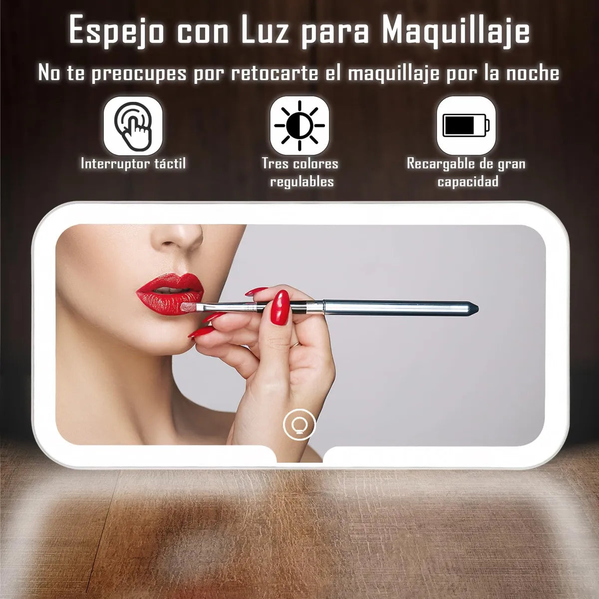 Espejo Para Carro - Luz Led-4