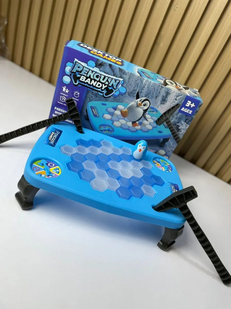 Juego De Mesa Pingüino En Hielo: Rompe Bloques Para Rescatar-3