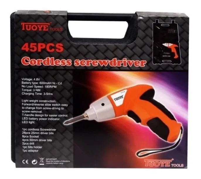 Destornillador Inalámbrico con Estuche-14