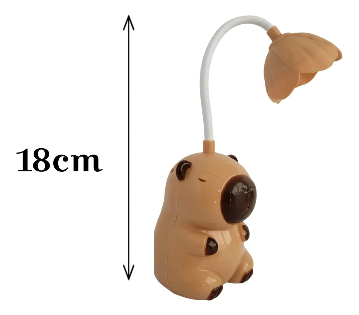 Lampara de Capibara Pequeña - Recargable Con Tajalapiz-6