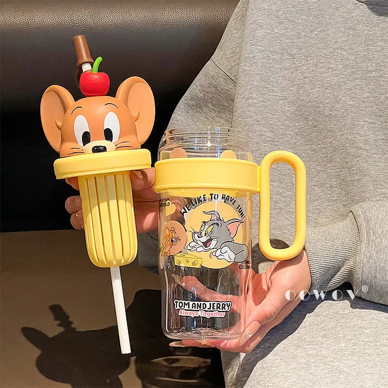 Termo Con Pitillo - Tom Y Jerry 1060ml-2