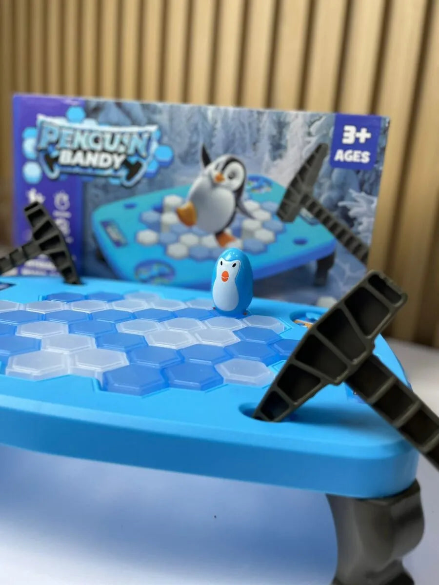 Juego De Mesa Pingüino En Hielo: Rompe Bloques Para Rescatar-6