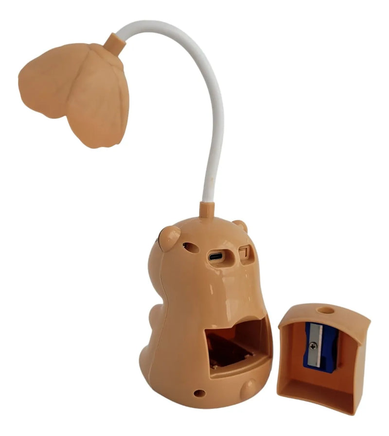 Lampara de Capibara Pequeña - Recargable Con Tajalapiz-3