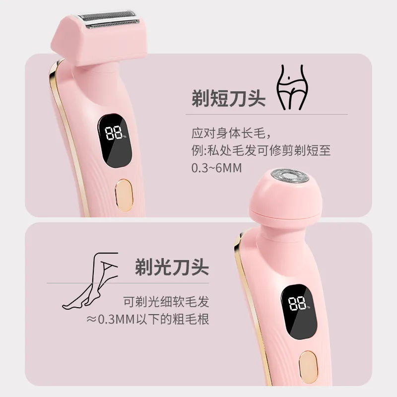 Depilador De Doble Cabezal Para Mujer-4