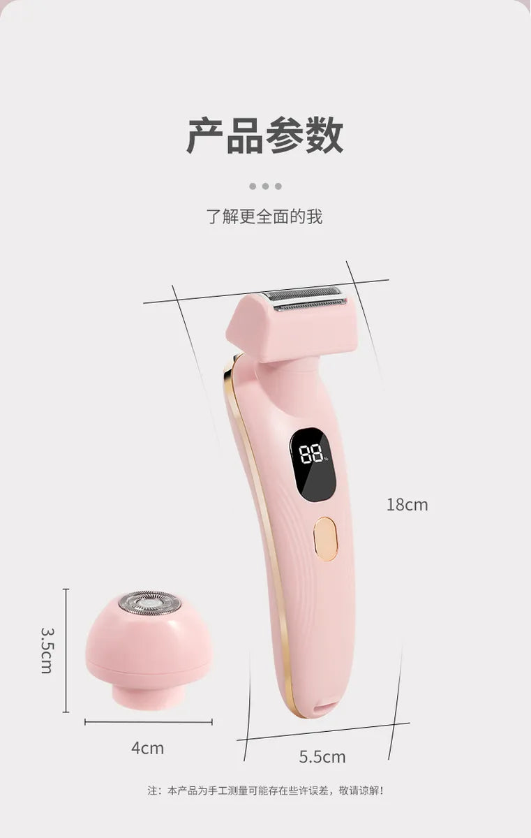 Depilador De Doble Cabezal Para Mujer-5