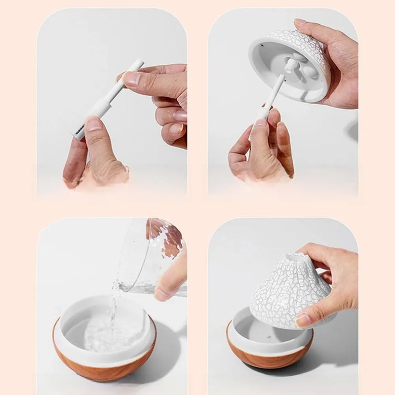 Humidificador ultrasónico volcánico portátil-6