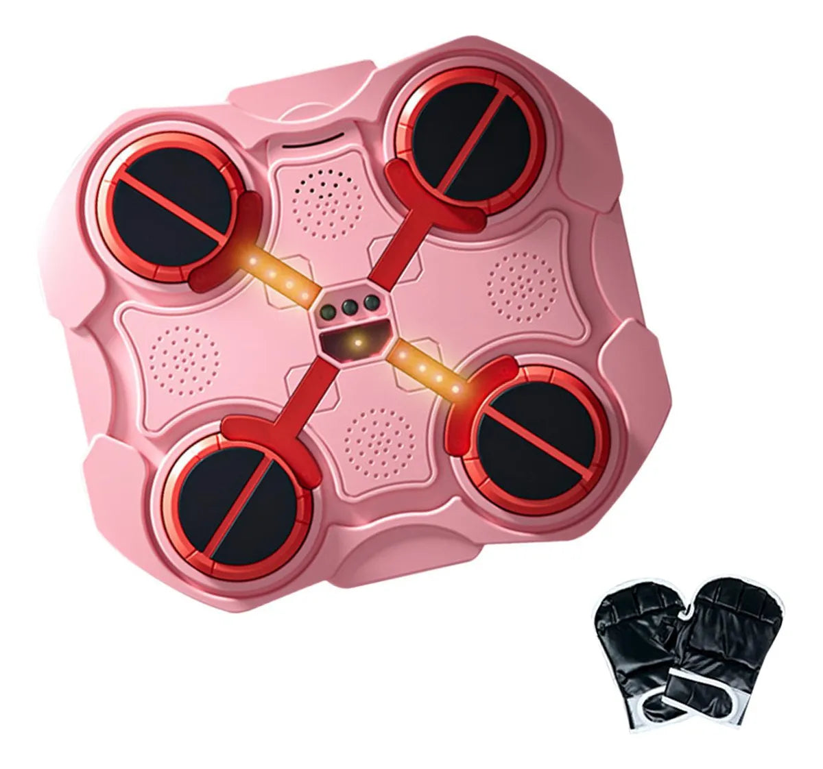 Maquina De Boxeo Musical Bluetooth Para Niños Con Guantes-5