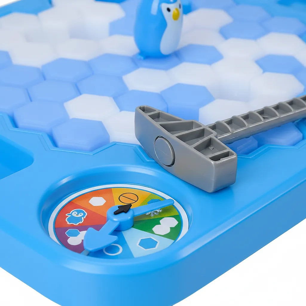 Juego De Mesa Pingüino En Hielo: Rompe Bloques Para Rescatar-11