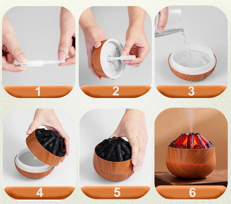 Humidificador Carbon De Leña - Difusor Humo-7