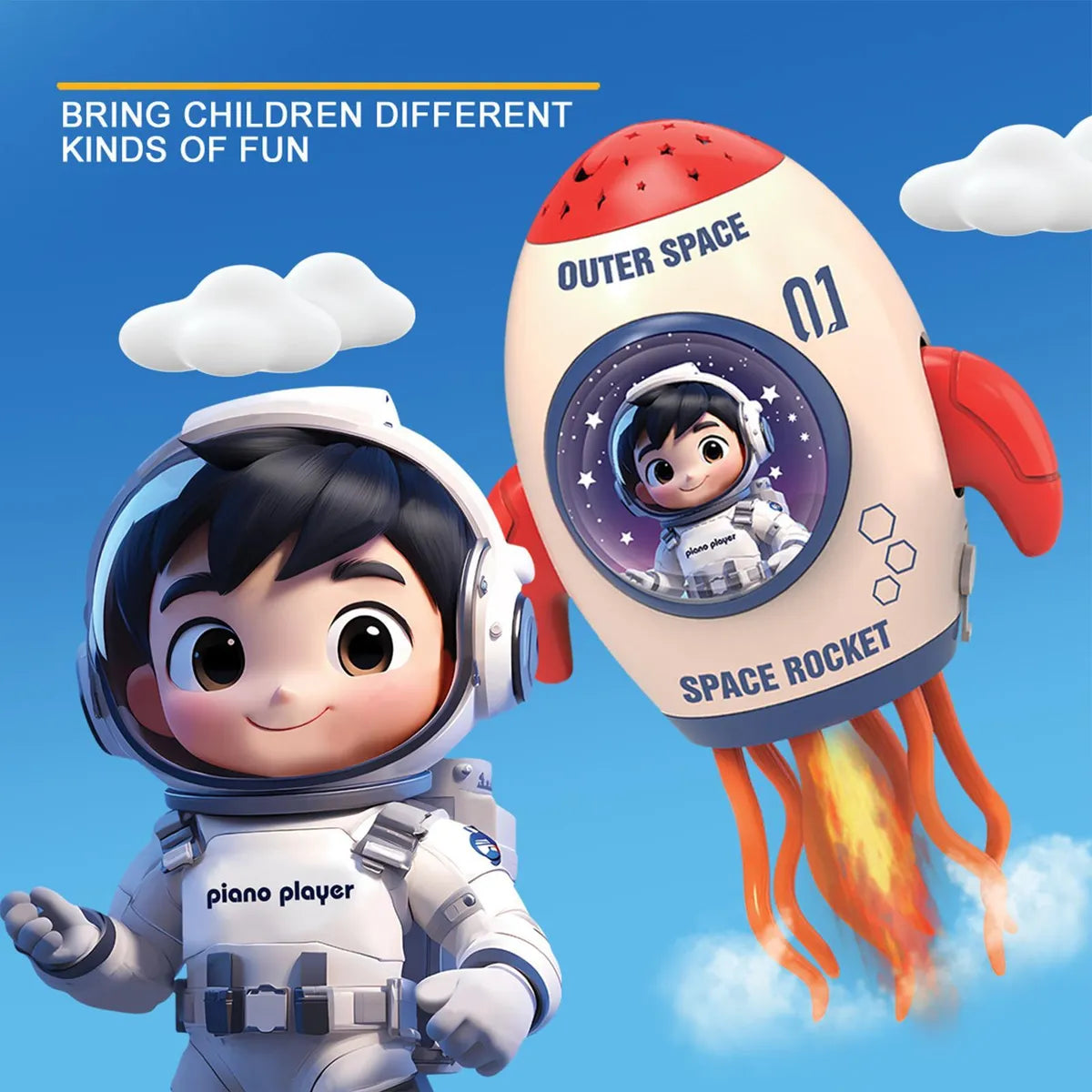 Juguete Bailarín - Cohete Bailarín Recargable-3