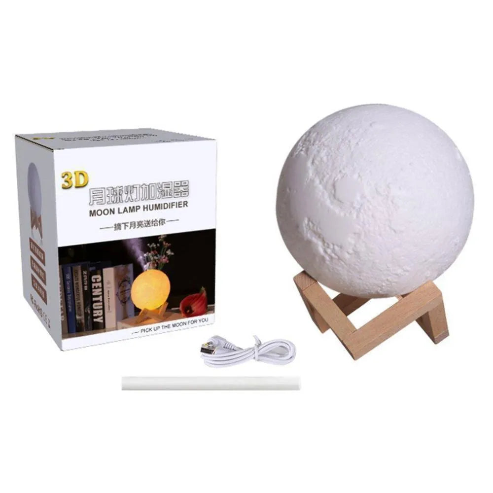 Difusor Aroma Humidificador Luna Lampara 3D-10