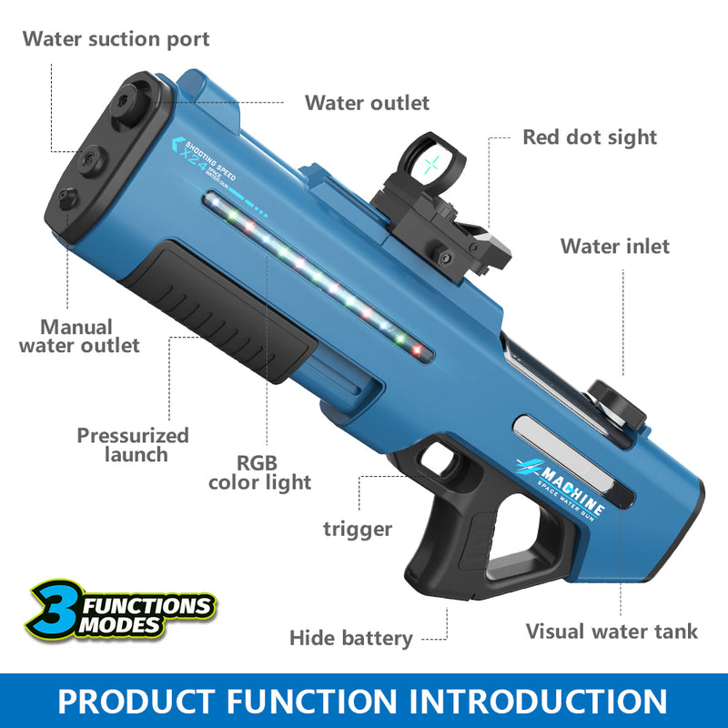 Pistola de Agua Automática - Eléctrica de Alta Presión-3