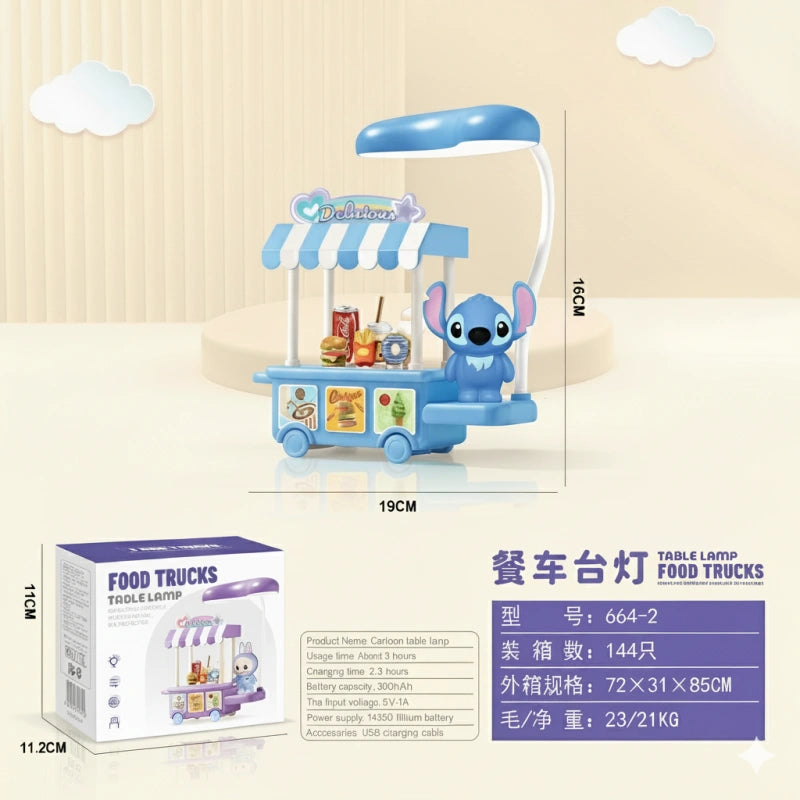 Lámpara LED recargable Food Trucks de Stitch