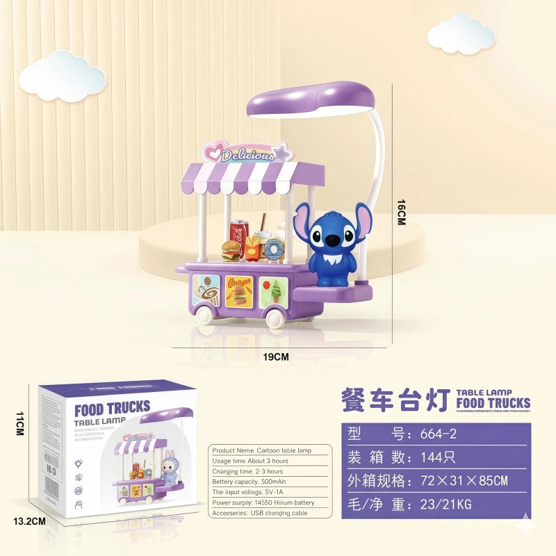Lámpara LED recargable Food Trucks de Stitch