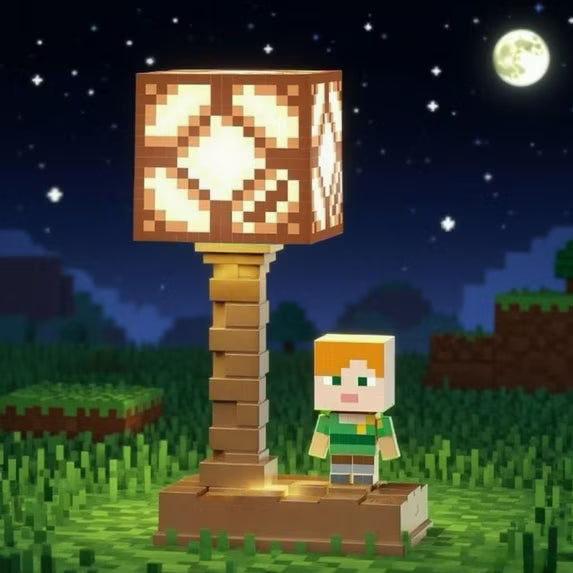 Lámpara de noche - Minecraft-4