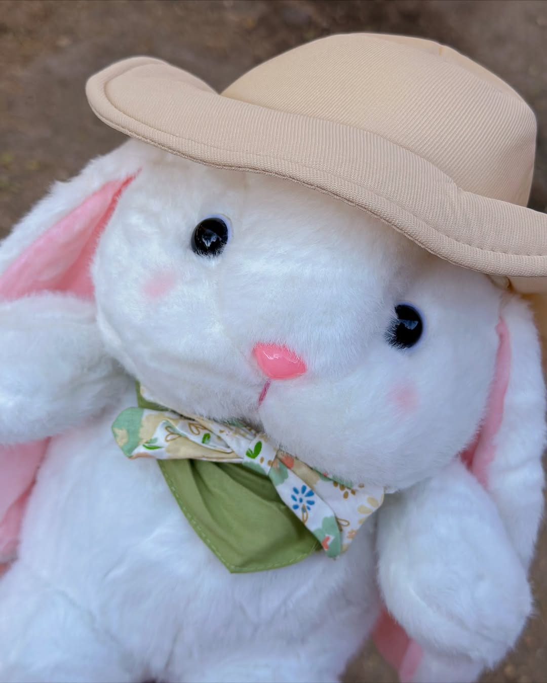Peluches de Conejito con Sombrero Súper Tiernos
