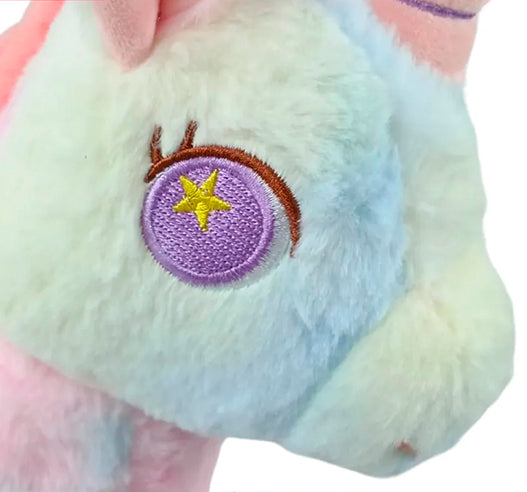 Peluche de unicornio en divertidos colores