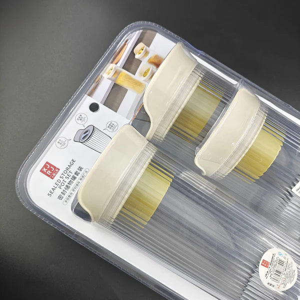 Almacenamiento de plástico sellado - 3 Piezas-4