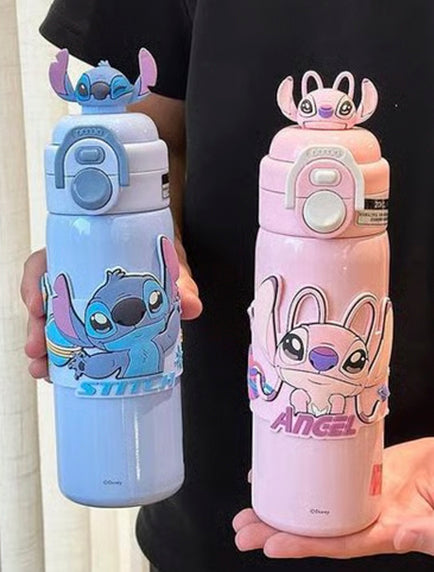 Termo Aislante de Acero Inoxidable Disney Stitch-3