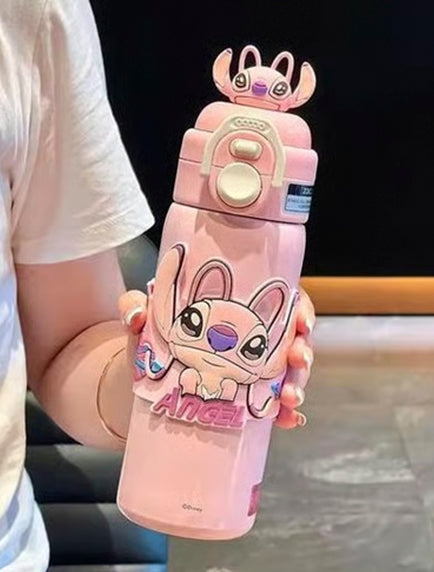 Termo Aislante de Acero Inoxidable Disney Stitch-5