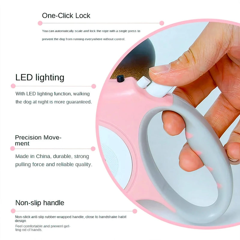 Correa retráctil para Perro - 4 Metros-3
