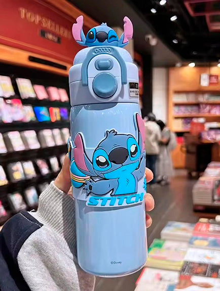 Termo Aislante de Acero Inoxidable Disney Stitch-6