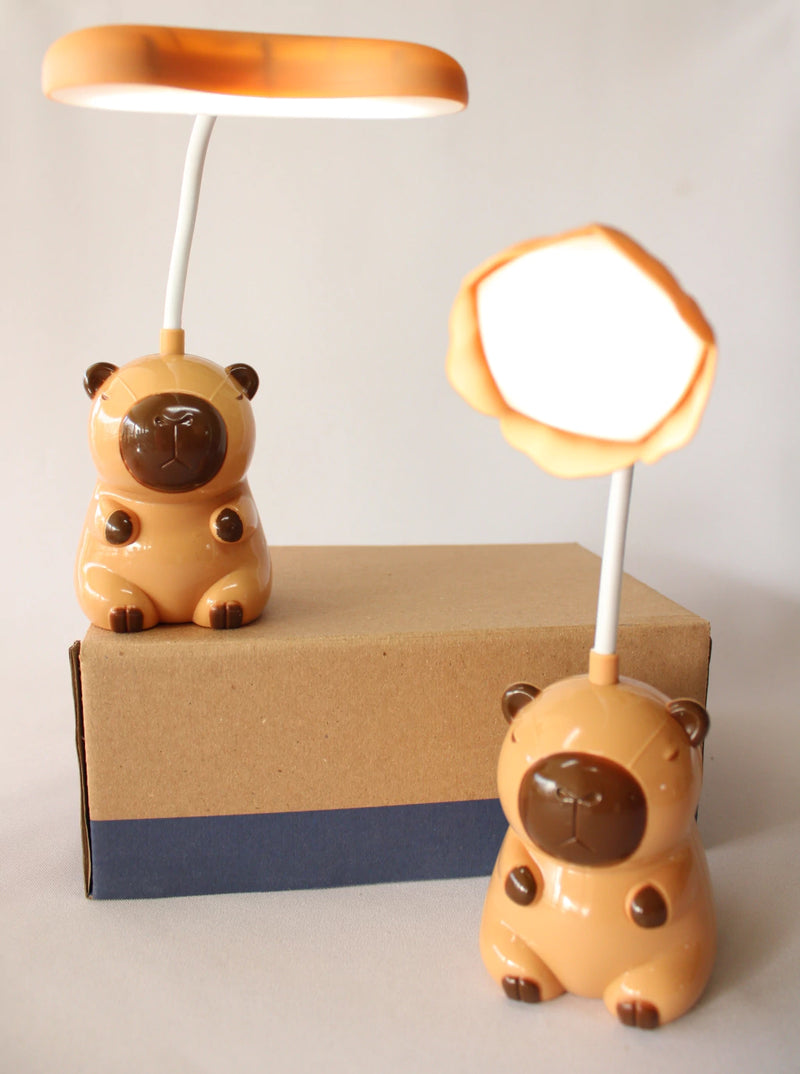 Lampara de Capibara Pequeña - Recargable Con Tajalapiz-2