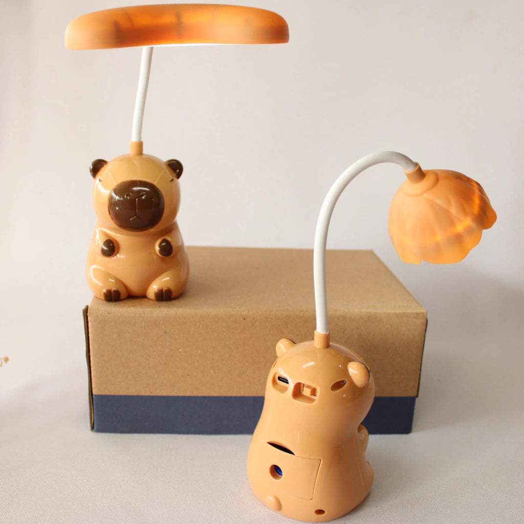 Lampara de Capibara Pequeña - Recargable Con Tajalapiz-5