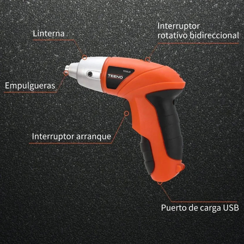 Destornillador Inalámbrico con Estuche-5